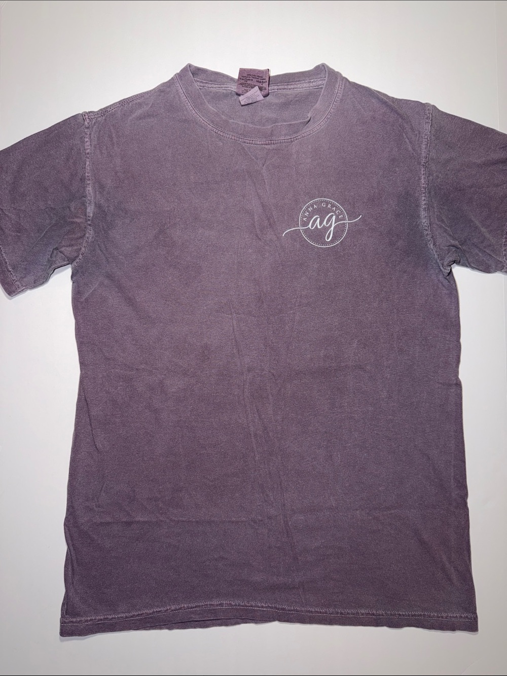 Anna Grace Short Sleeve Crew Tee with Back Graphic